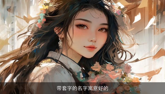 带套字的名字寓意好的