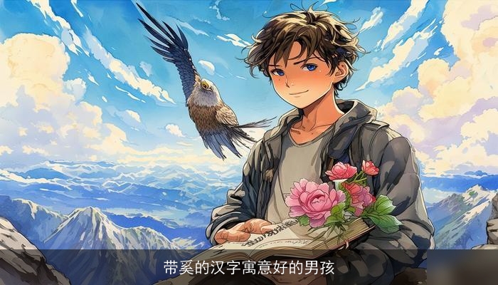 带奚的汉字寓意好的男孩