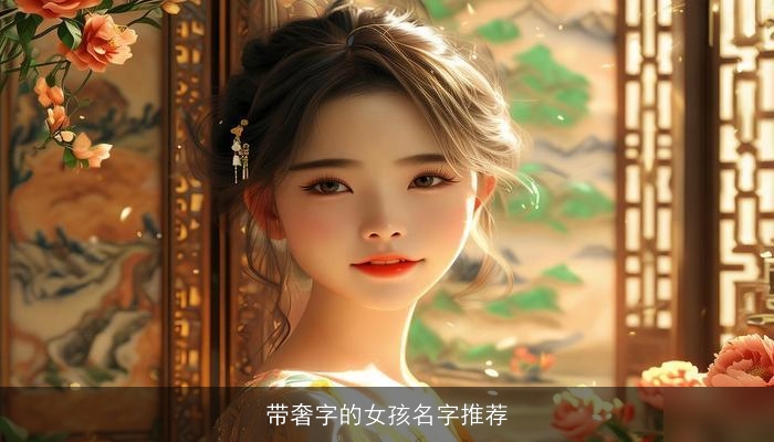 带奢字的女孩名字推荐