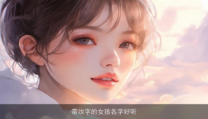 带妆字的女孩名字好听