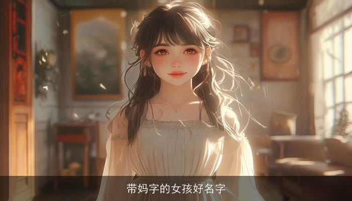 带妈字的女孩好名字
