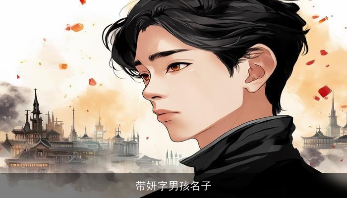 带妍字男孩名子