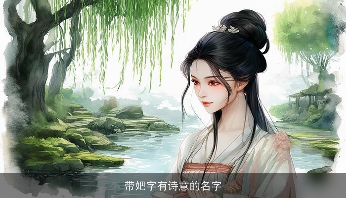 带妑字有诗意的名字