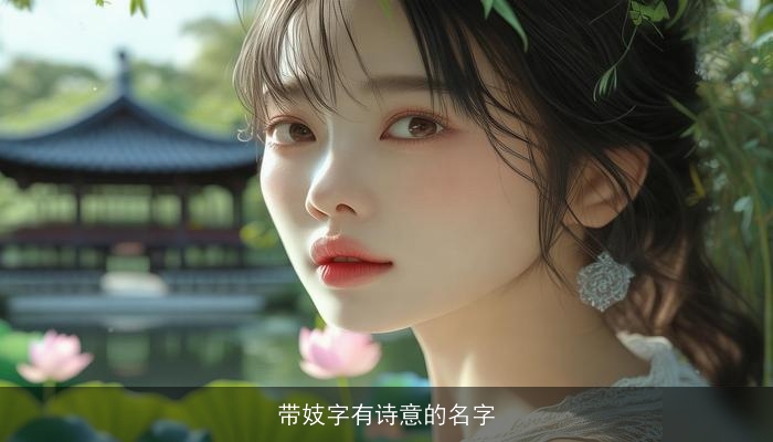 带妓字有诗意的名字