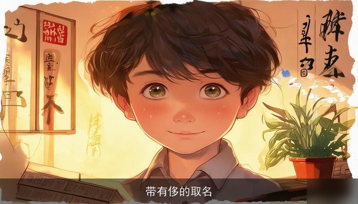 带有侈的取名