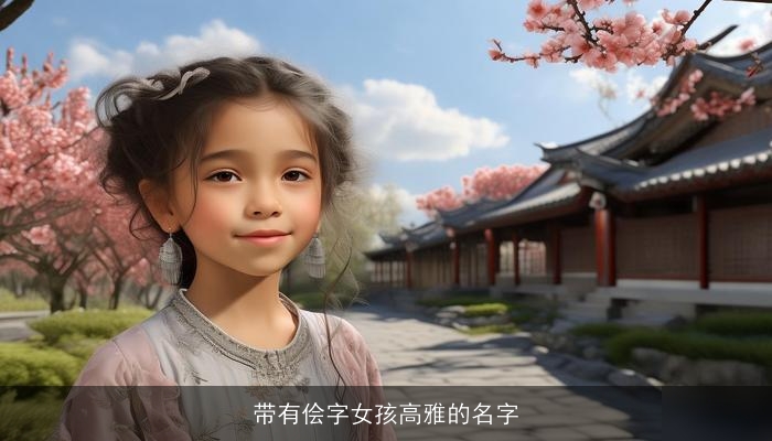 带有侩字女孩高雅的名字