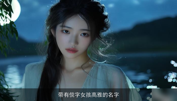 带有傥字女孩高雅的名字