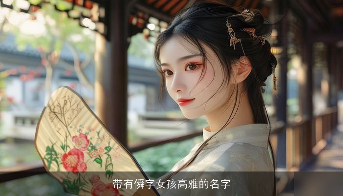 带有僢字女孩高雅的名字