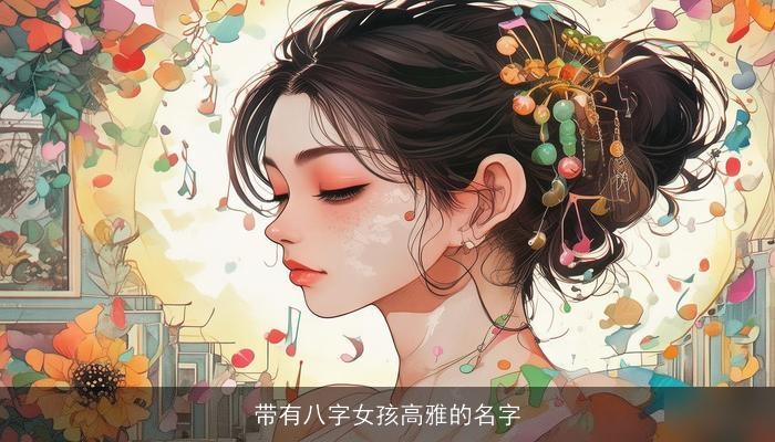 带有八字女孩高雅的名字