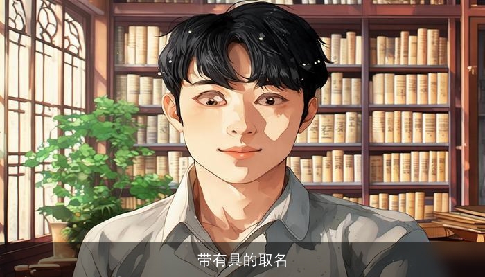 带有具的取名