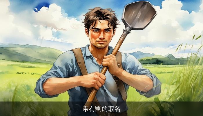 带有剀的取名