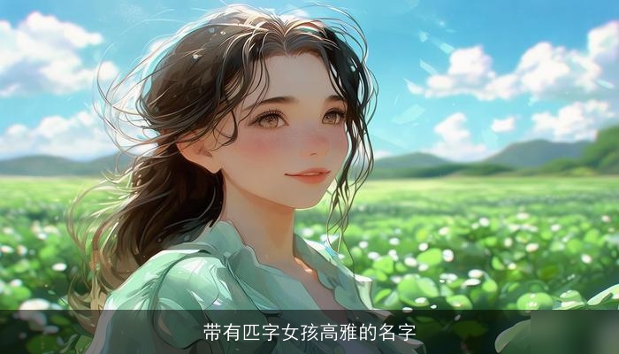 带有匹字女孩高雅的名字