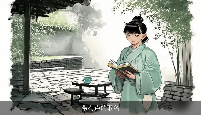 带有卢的取名
