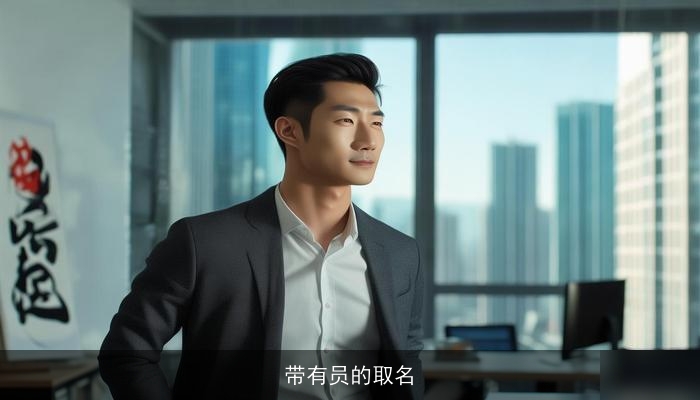 带有员的取名