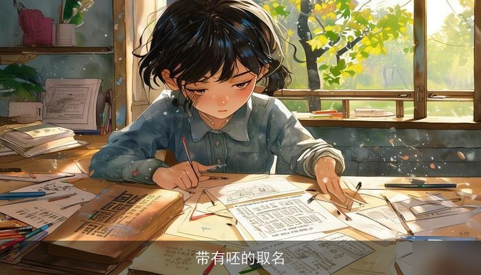 带有呸的取名