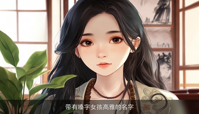 带有嗪字女孩高雅的名字