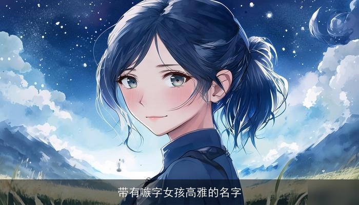 带有嗾字女孩高雅的名字