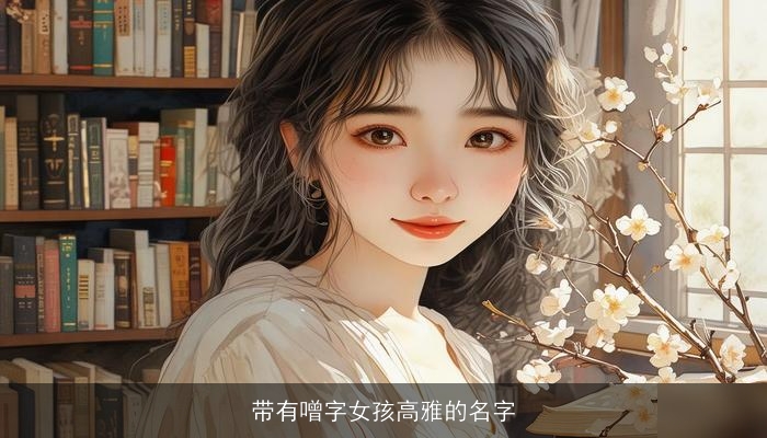 带有噌字女孩高雅的名字