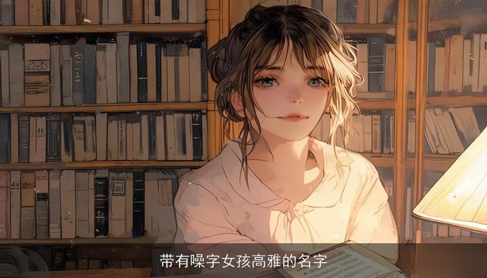 带有噪字女孩高雅的名字