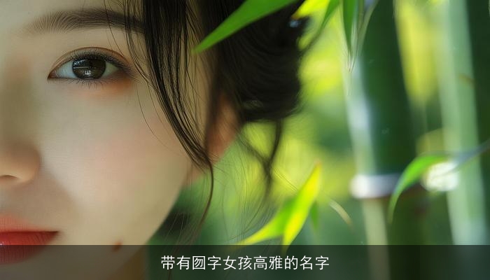 带有囫字女孩高雅的名字