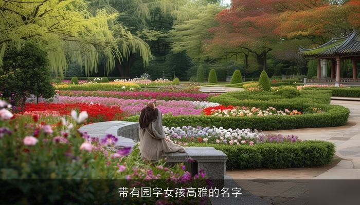 带有园字女孩高雅的名字