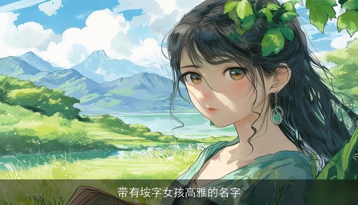 带有垵字女孩高雅的名字