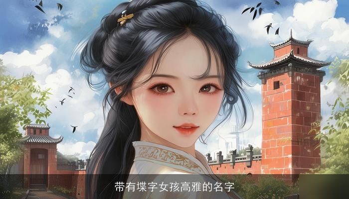 带有堞字女孩高雅的名字