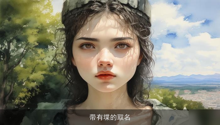 带有堞的取名