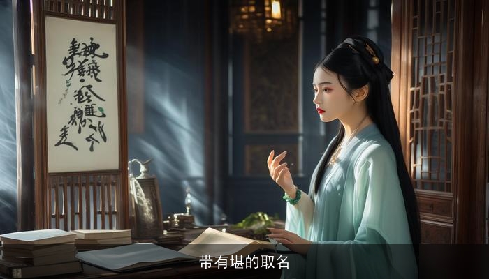 带有堪的取名