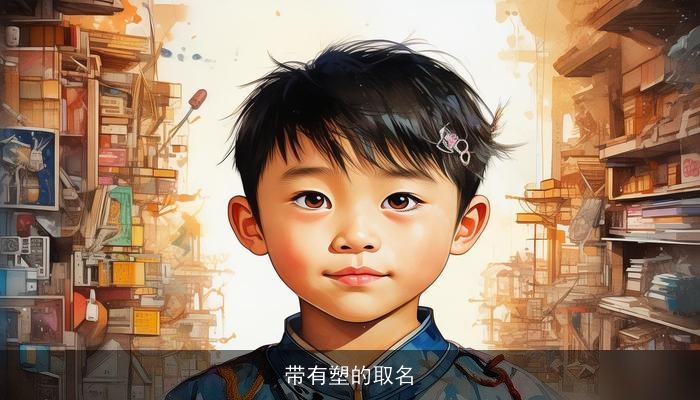 带有塑的取名