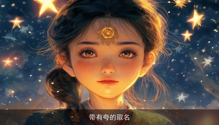 带有夸的取名