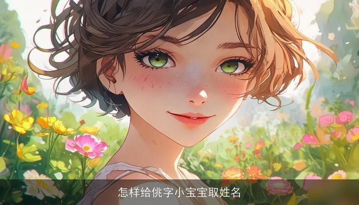 怎样给佻字小宝宝取姓名