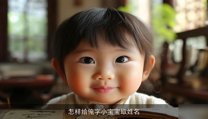 怎样给俺字小宝宝取姓名