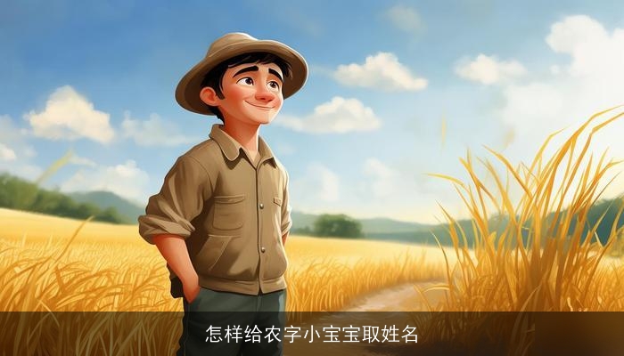怎样给农字小宝宝取姓名