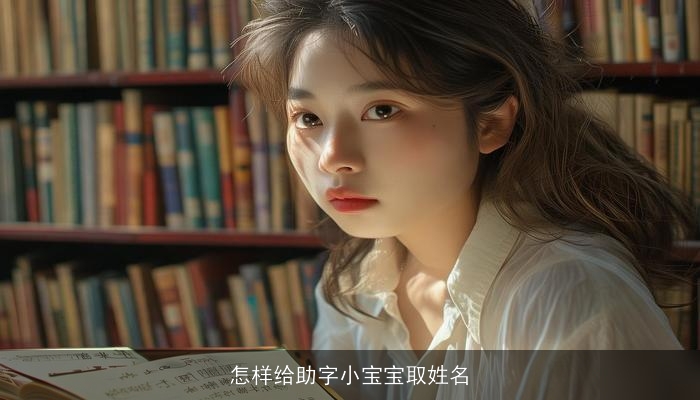 怎样给助字小宝宝取姓名