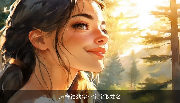 怎样给劲字小宝宝取姓名
