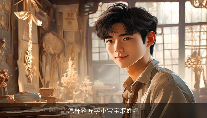 怎样给匠字小宝宝取姓名