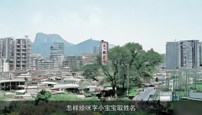 怎样给咪字小宝宝取姓名