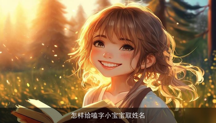 怎样给嗑字小宝宝取姓名