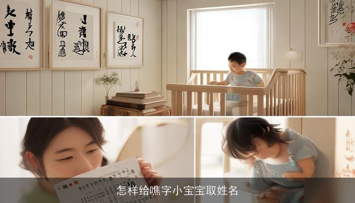 怎样给噍字小宝宝取姓名