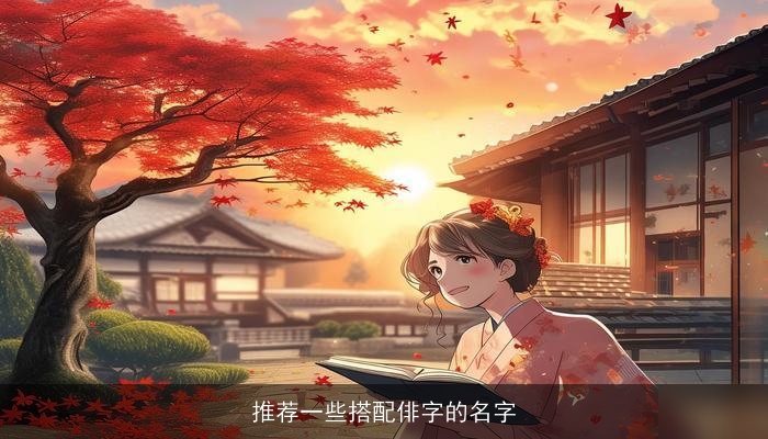 推荐一些搭配俳字的名字