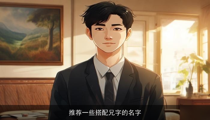 推荐一些搭配兄字的名字