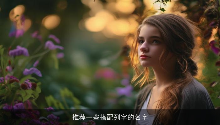 推荐一些搭配列字的名字