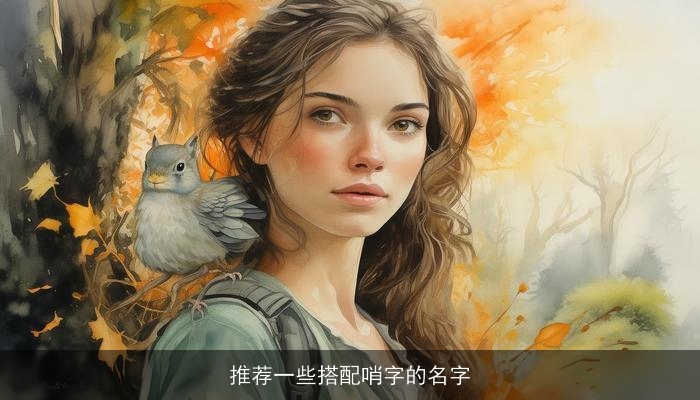 推荐一些搭配哨字的名字