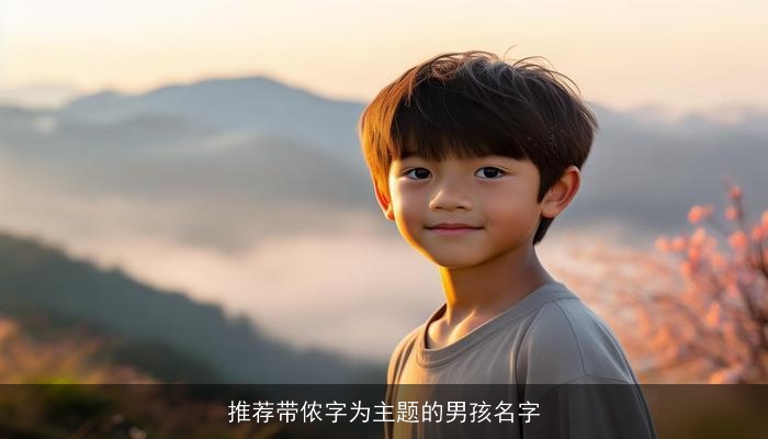 推荐带侬字为主题的男孩名字