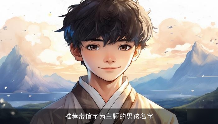 推荐带倌字为主题的男孩名字
