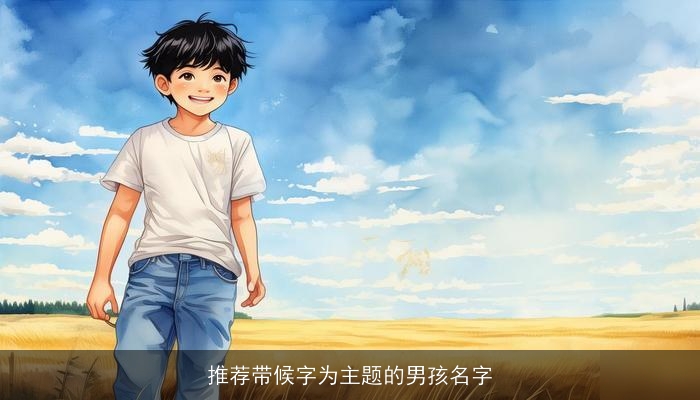 推荐带候字为主题的男孩名字