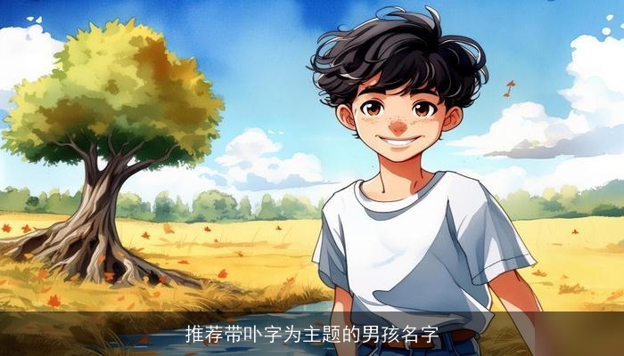 推荐带卟字为主题的男孩名字
