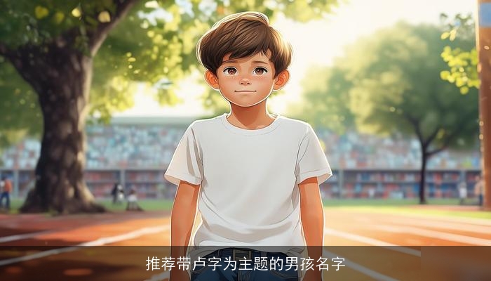 推荐带卢字为主题的男孩名字