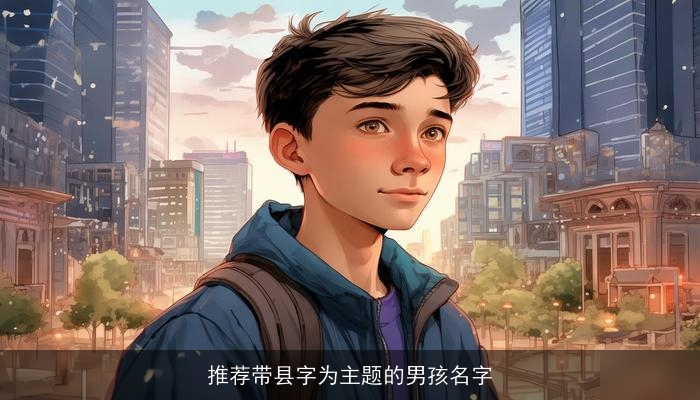 推荐带县字为主题的男孩名字